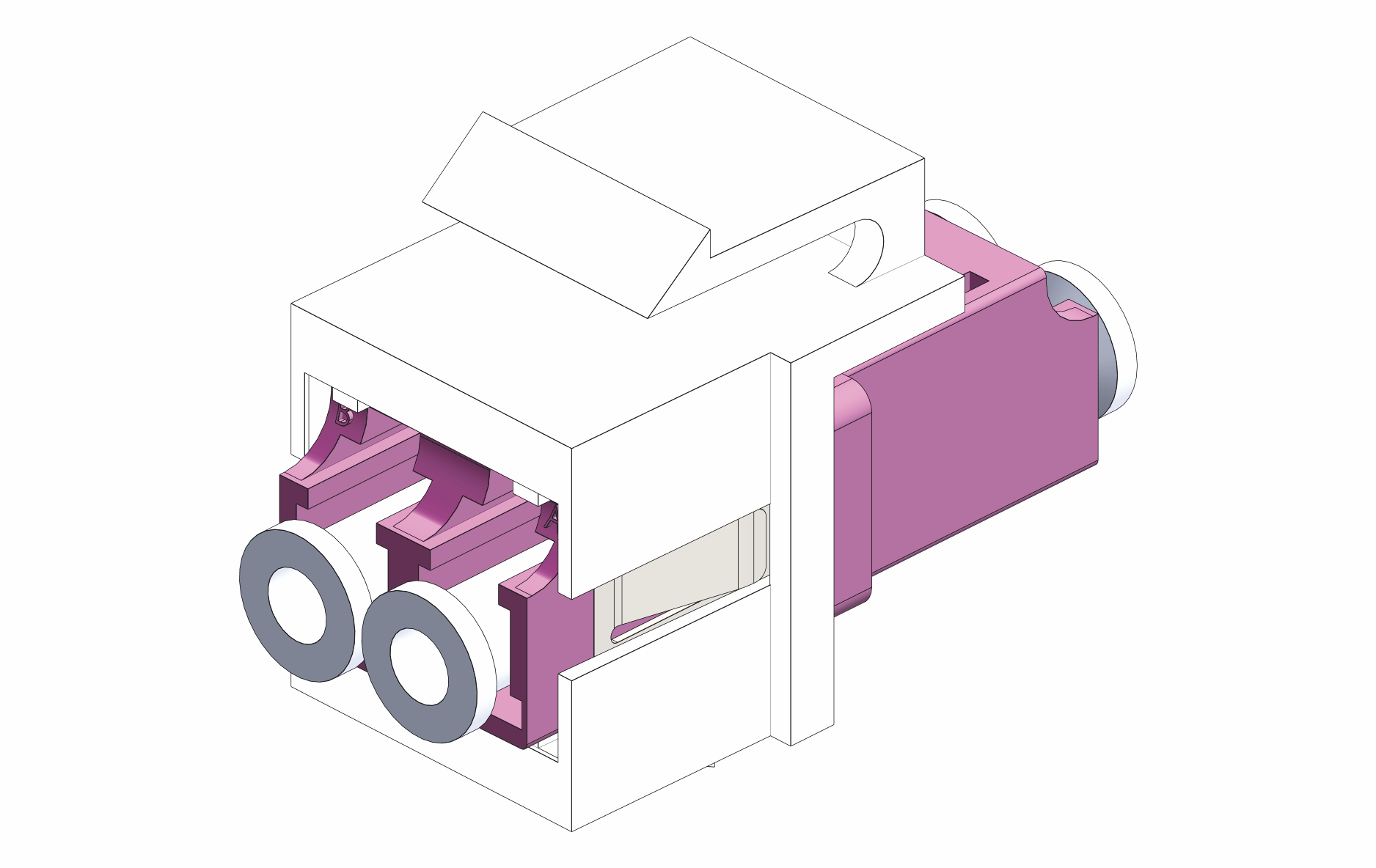Quick-Snap Bezel, Fiber Optics Duplex LC